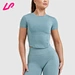 Upgrade your casual style with our Cropped Workout Top Short Sleeve. Shop now for a range of sizes and colors to elevate your wardrobe with our Cropped Workout Top Short Sleeve.